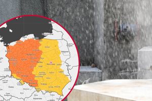 Mapa ostrzeżeń IMGW