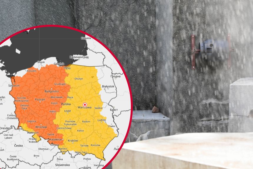 Mapa ostrzeżeń IMGW
