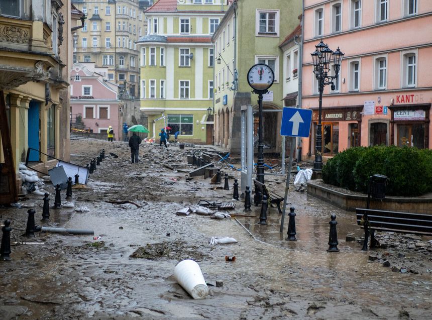 Kłodzko po powodzi