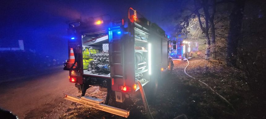 Tragiczny pożar w Zarzeczu, znaleziono zwęglone zwłoki