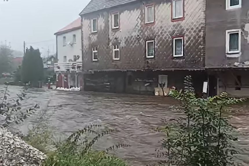Lądek-Zdrój, powódź