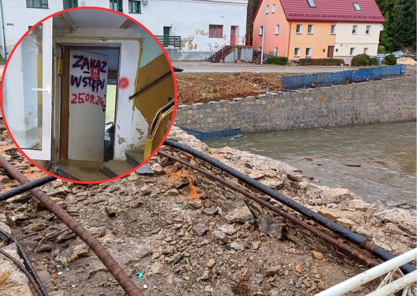 Lądek-Zdrój nadal wygląda jak po przejściu tsunami