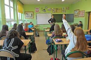 lekcja w szkole