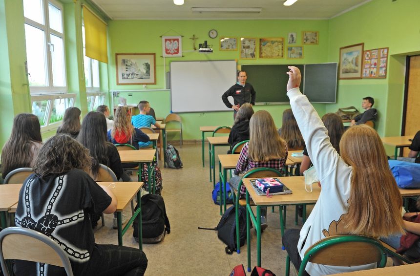 lekcja w szkole
