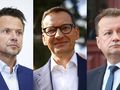 Rafał Trzaskowski, Mateusz Morawiecki, Mariusz Błaszczak