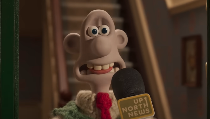 Kadr z filmu "Wallace i Gromit: Zemsta pingwina"