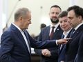 Donald Tusk i Andrzej Domański