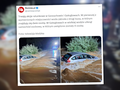 Woda porwała busa i samochód. W środku ludzie