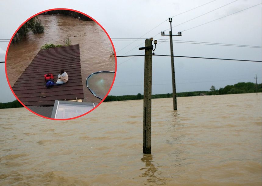Ewakuacja we wsi Żelazna