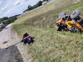 Quad wypadek