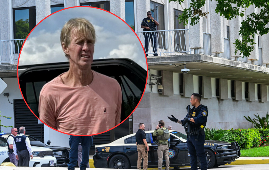 Ryan Routh, budynek sądu federalnego w West Palm Beach. na Florydzie