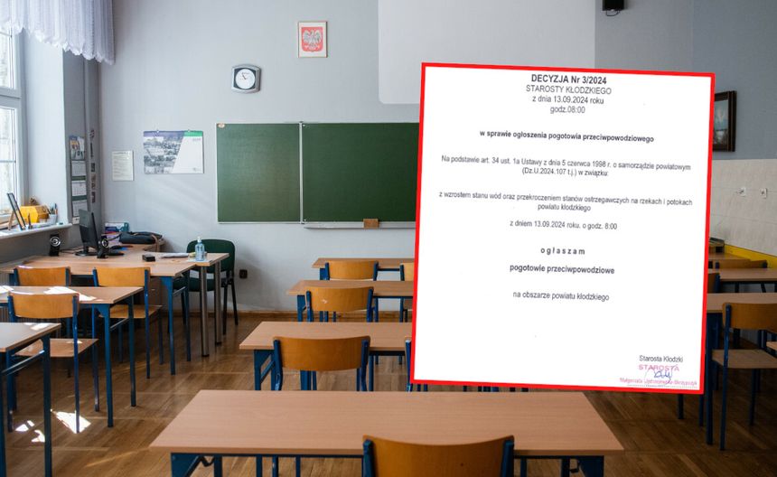 Pusta sala, komunikat