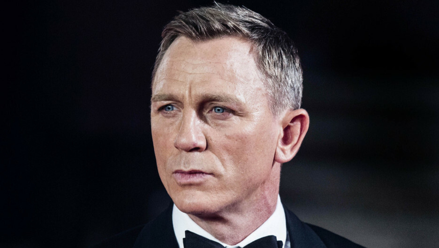 Daniel Craig zbliżenie na twarz