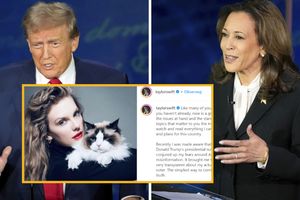 Trump, Harris, Swift