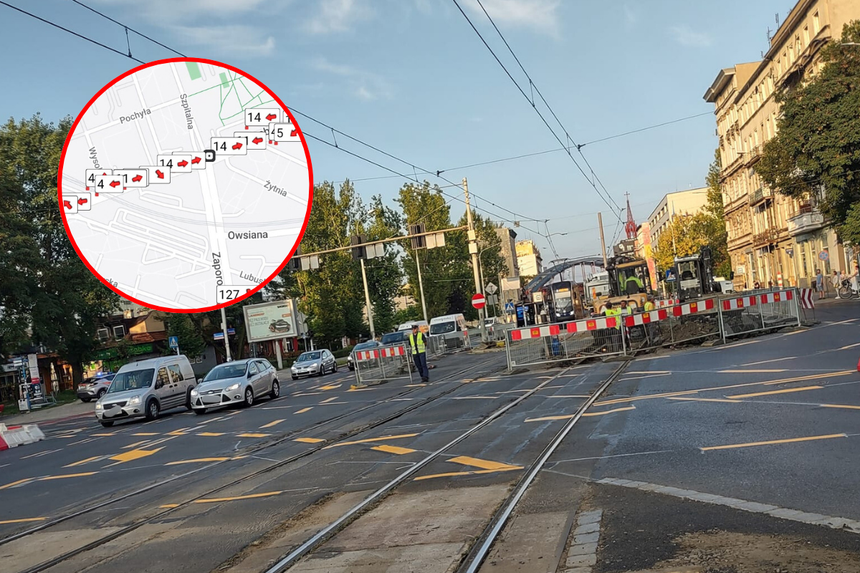Komunikacyjny paraliż we Wrocławiu