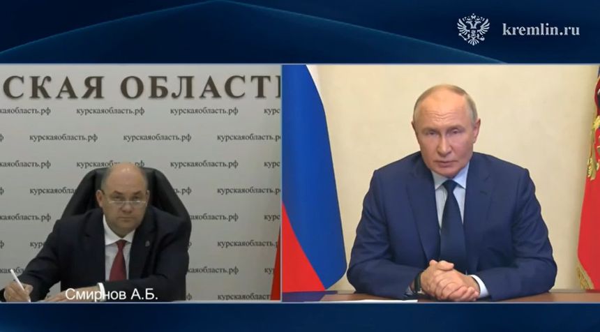 Putin, gubernator Smirnow