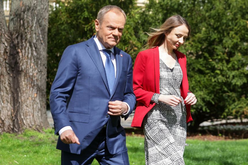 Tusk i Dziemianowicz-Bąk