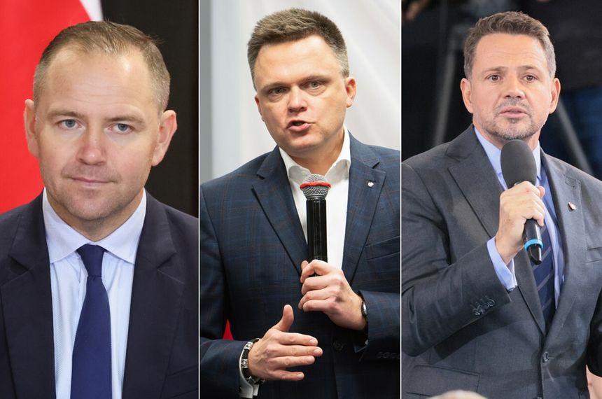 Trzaskowski, Hołownia, Nawrocki