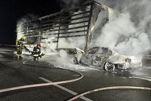 wypadek w miejscowości Prądówka
