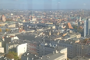 Widok z 18. piętra UEP 