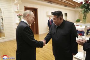 Władimir Putin i Kim Dzong Un