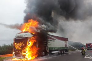 Pożar w Jeleniej Górze