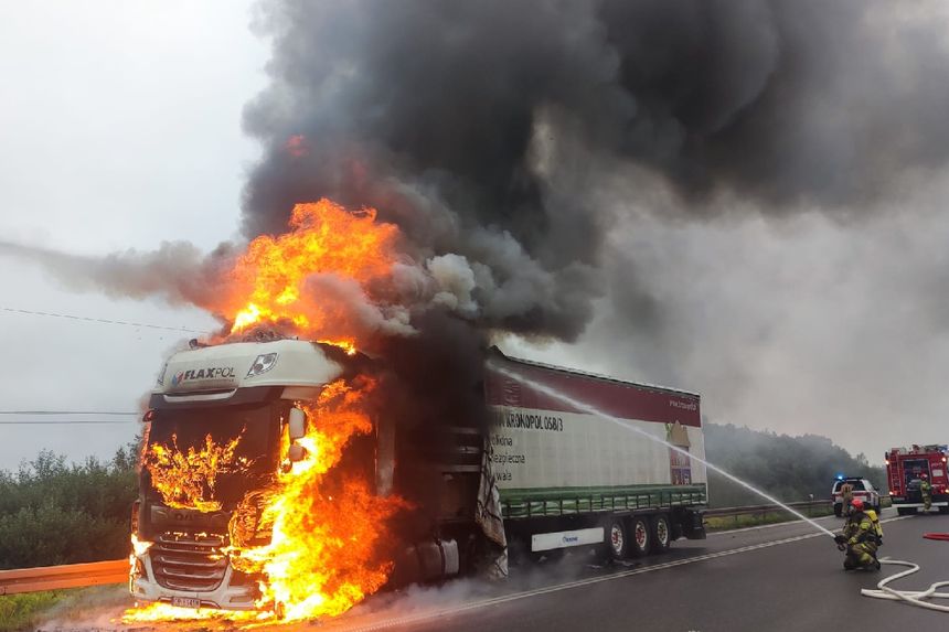 Pożar w Jeleniej Górze
