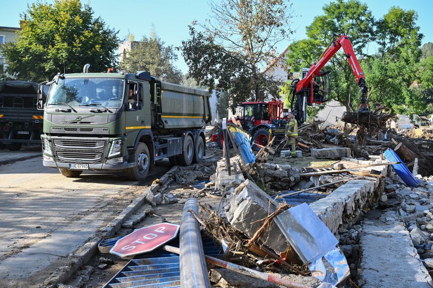 Lądek-Zdrój zniszczony przez powódź