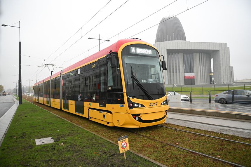 otwarcie linii tramwajowej na Wilanów