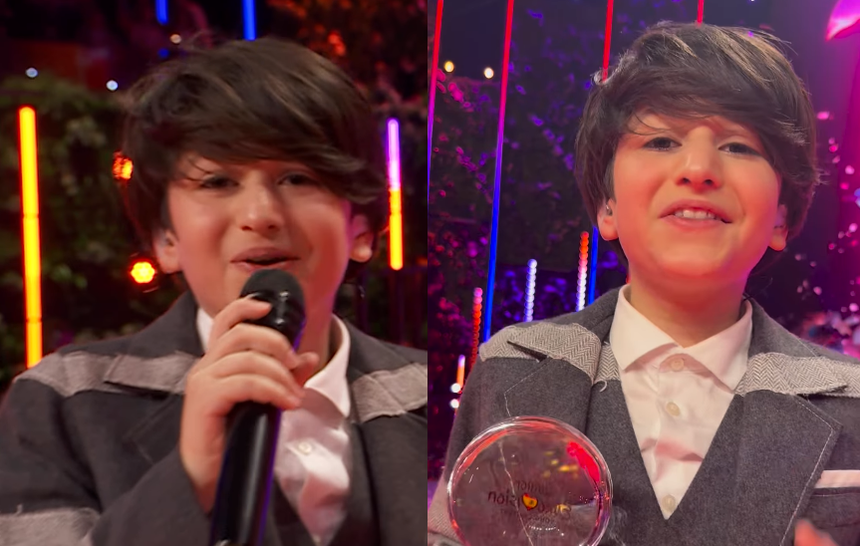Eurowizja Junior 2024 Andria Putkaradze - zwycięski występ z piosenką "To My Mom" 