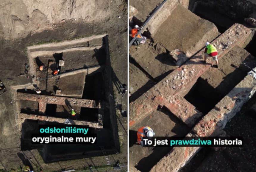 Archeolodzy w kompleksie św. Ducha w Toruniu