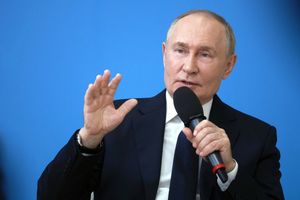 Władimir Putin w szkole