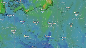 Prognoza wiatru we wtorek