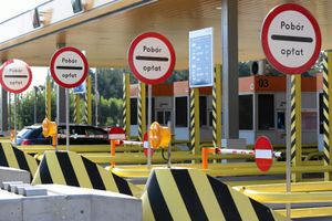 punkt poboru opłat na autostradzie