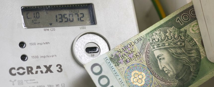Rachunki za prąd, licznik energii 