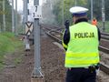 Policjant na torach