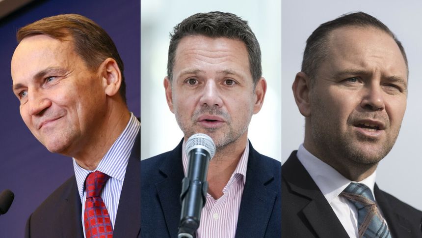 Radosław Sikorski, Rafał Trzaskowski, Karol Nawrocki
