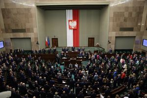 posłowie na sali plenarnej Sejmu