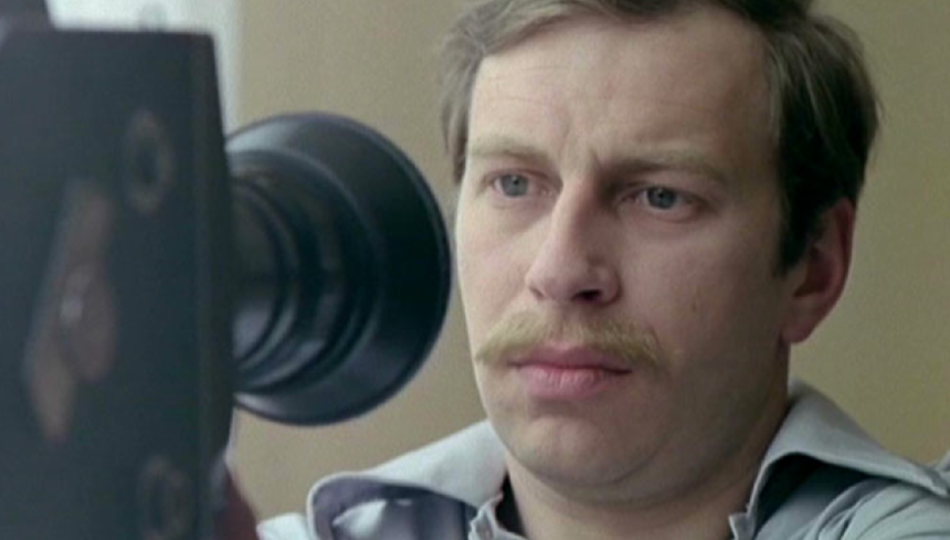 Jerzy Stuhr w filmie "Amator"