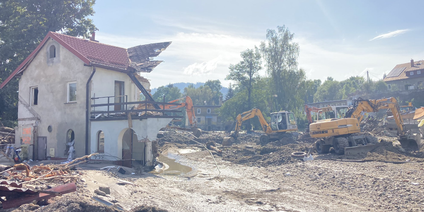 Stronie Śląskie, zniszczenia po powodzi