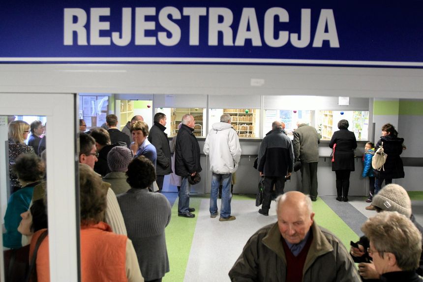 kolejka do rejestracji do lekarza