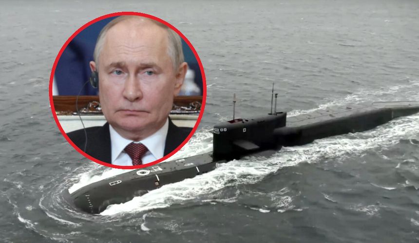 Putin, okręt podwodny 
