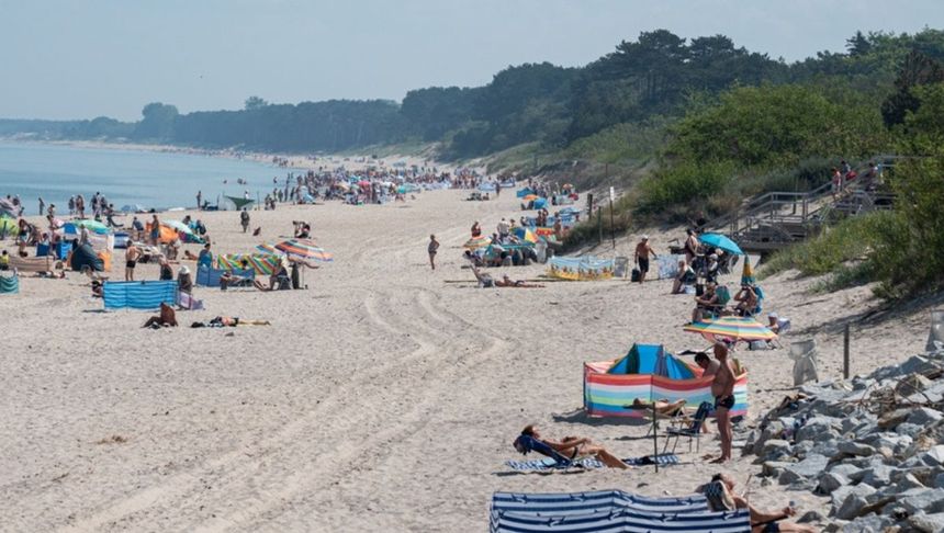 Plaża nad Bałtykirem