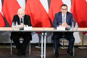 Jarosław Kaczyński i Mateusz Morawiecki