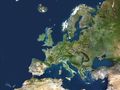 Europa zdjęcia satelitarne