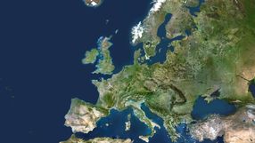 Europa zdjęcia satelitarne