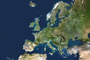 Europa zdjęcia satelitarne