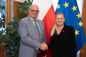 Robert Zakrzewski i Barbara Nowacka