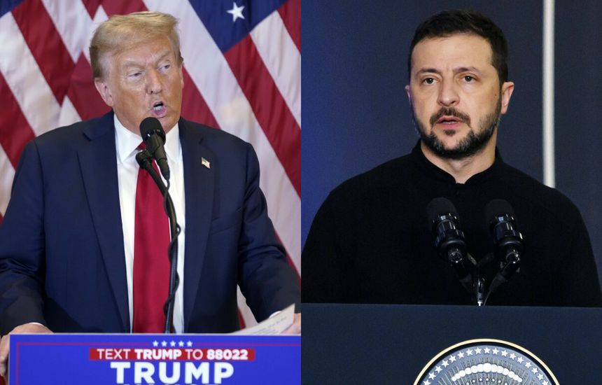 Donald Trump, Wołodymyr Zełenski