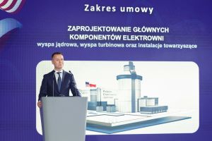 Zawarcie umowy projektowej pierwszej elektrowni jadrowej w Polsce